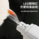 Hip Hop Tails Pet Electric Nail Grinder Nail Clipper Rechargeable Dog Cat Nail Clippers Manicure Led Lighting