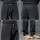 
JEEP SPIRIT Jeep High-end Jeep Men's 2025 Spring and Autumn New Slim Straight Pants Men's Loose and Casual Large Size Pants 826 Black Gray XL