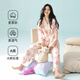 Modal Pyjamas Frauen Frühling und Herbst Koreanische Version von Pure Cotton Long Sleeve Hosen für Frauen lässig Cardigan Home Clothing Set für Outside 3E3294 2xl