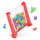 Tetris -Puzzlespielzeug für Kinder, Jungen, Mädchen, frühe Bildung, intellektuelle Entwicklung Tabletop Spiel Geburtstagsgeschenk Red Boxed Tetris