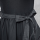 Sichuan Shelter 2025 Frühlings- und Sommer-Kurzarmdelikte-Kleid von Frauen mit kurzer Ärmeln unregelmäßiger langer Rockgurtkleid