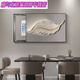 
Modern simple meter box decoration painting minimalist abstract weak-current box cover painting restaurant distribution box hanging painting without hole punching JD11762 [Abstract space] 70*50cm (Cover 60*40) hydraulic black frame