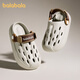 Balabala children's hole shoes for summer new style boys' non-slip sandals wear medium and large children's indoor girls' soft sole beach shoes
