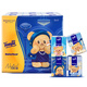 TEMPO Butter Bear co-branded handkerchief paper 4 layers 7 sheets * 12 packs printed paper towels facial tissue small bag