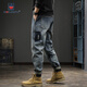 AEMAPE jeans men's summer fashion brand washing and old embroidered loose straight pants American retro Harunt trousers retro blue 28 suitable weight 90-110Jin [Jin equals 0.5 kg]