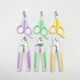 TAA Taiwan Pet Dog Cat Nail Clippers Small Dog Teddy Golden Retriever Dog Nail Clippers It It Cat Nail Clippers Light Purple + White Dog Nail Clippers