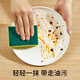 3M sponge scouring pad, dishcloth, dish wiping pot rag, sponge wiping kitchen, efficient oil removal and cleaning dish towel, classic hot style sponge scouring pad 5 pieces