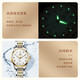 
OLEVS Swiss certified brand watch women's luminous waterproof fully automatic mechanical watch simple temperament light luxury women's watch OLEVS-6630 women-steel belt white