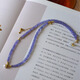 Lie Rui retro and stylish, easy to match, unfired tanzanite 18K gold original necklace jewelry tanzanite necklace