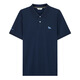 Henry Grant Henry Grant Panda Herren Sommer lässiger britischer Pendler Lapel Short Sleeve Polo Shirt Marine Blue (A-Perl-Perl-Baumwolle) 2xl 52