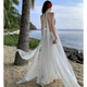 Xierwei Französisch Schöne Pink Fairy Streamer Halfterhalter Kleid Feel romantische Hollow Slit Urlaub Strand Langer Rock 9766 Streamer Langer Rock S S