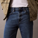 
Calvin KleinJeans [Replica 90 Series] 25 Spring and Summer Men and Women Same Model ck Retro Straight Jeans 4RB701G U1W-Denim Light Blue 33