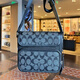 蔻驰（COACH）直购  COACH Sullivan20翻盖单肩 斜挎包C9871 C9870 C9870-QBO3I 黑老花