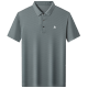 Montagut 2025 Frühling und Herbst (Montagut) kurzärmeliges T-Shirt für Männer 100 Mulberry Seide Kurzärärmelte Sommer mittleren Alters Gelegenheitsmänner 9893-Fruit Green 2xl 180 geeignet für 145-165jin [Jin gleich 0,5 kg]
