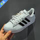 Adidas offizielles Schiffsgeschäft Herrenschuhe, neue Sommer-Drei-Tripe-Brettschuhe, Ledersportschuhe, weastresistente Freizeitschuhe, Herren-GW9195-Shop-Manager-Empfehlung 40.5