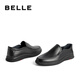 Belle BELLE cow leather men's business casual leather shoes 18029AM1 black 3 42