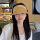 MELENDA KAMAR防晒帽子女夏季2025新款鸭舌帽防紫外线遮阳帽生日礼物送女友老婆 米箍卡其色