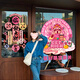 Autocollant statique Nouvel An Glass Door autocollant créatif dieu de la richesse 2025 Festival de printemps du Nouvel An Année de serpent autocollants décoratifs autocollants de fenêtre UV3291a Modèle Small