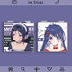 CANCHI Midea PERIPHERAL MISIDE Juego de terror de terror 2D estudiante maquillaje de doble cara lindo espejo mita-l14699 espejo