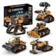 Jabadabado Kinderspielzeugprogrammierung Roboter Boy's 7-14. Geburtstagsgeschenk 6-10 Jahre altes Elektrowissenschaft und Bildung versammelten Bausteine ​​über Robot Five-in-One [Cool Colorful Box]