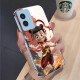 
Huanxiao Nezha Honor 100 mobile phone case simple metal paint fashionable personality dirt-resistant glass Nezha feeling light luxury Honor 100 [Metal Red New Year Red] SY12189 Nezha