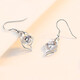 Saturday Fortune 950 Temperament Platinum Earrings Studs and Earrings Valentine's Day Birthday Gift Platinum Earrings Platinum Suitable for Platinum