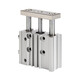 XMSJ Cilindro de tres rodajas de tres colas MGPM12/16/20/25/32/40-10X20X30X40X50X75X1 MGPM12250Z