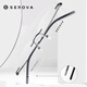 Slowa Slowa Ultra-leichte rahmenlose Myopie-Brille Männer kleiner Gesichtsquadratrahmen Business Ultra-light Titanrahmen optische Augen Frauen SC687 SC687 STARLIGHT Silber C2-Rahmen + Wanxin 1.60 Anti-Blau-Lichtfarbe Distortion Lens
