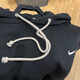 Nike-Paar Sweatshirt Herren und Frauen Herbst und Winter Lauftraining Sportswear Kapuzeplüsch Plüsch verdickter warmer Pullover HJ3882-010 Schwarzes Innenfutter m
