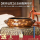 炉天下铜炉点金系列香炉仿古宣德炉可收藏经典款仿古复原 （3880）点金扁狮耳炉