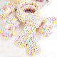 Neue Fingerwolle Donut Strick-Ohrgarn DIY Medium Dicke Wolle handgestrickt