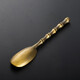 Chuangyi Tea Set Accessories Six Gentlemen Tea Shovel Tea Spoon Tea Divider Pure Copper Handmade Bamboo Carving Kung Fu Tea Ceremony Tea Set Accessories Pure Copper Tea Spoon