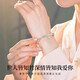Zhou Baifu Hetian jade bamboo bracelet for women with high-end light luxury silver bracelet for Chinese bracelet for birthday gift for girlfriend mother
