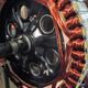 
10-inch electric vehicle motor 48607296 electric motorcycle 8001000120015001800 power-saving version 15275/300-10 left 110 drum 60V10H