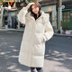 Yalu mid-length down jacket for women 2025 winter new OCC winter wear simple high-end coat winter women