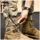Jeep (Jeep) Pantalones de trabajo de alta gama estadounidense para pantalones de atado de primavera y otoño de los hombres pantalones de deportes sueltos puros casuales pantalones deportivos 679 caqui (estilo de verano) 28 (recomendado 95-110 Jin [Jin iguala 0.5 kg])