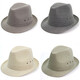 Sombricientos de primavera y verano de mediana edad y ancianos de edad y verano para hombres Sombrero de jazz de la primavera y otoño Sombrero de jazz de hombres Padre papá Old Man Gat Negro (Four Seasons) Material de traje de 59 cm (Volkswagen Head Circumferencia)