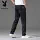 Playboy (Playboy) Hong Kong High-End Tensile Jeans Men's Spring y Autumn Fino suelto Celile elástico Long Men Pants Men 9767b Light Blue 29