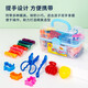 得力(deli)24色彩泥 学生橡皮泥超轻粘土儿童玩具手工DIY盒装黏土套装 生日新年礼物 手提收纳盒蓝色67825