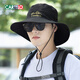 CARTELO crocodile sun hat men's large brim sun hat summer outdoor sun hat breathable foldable fishing mountaineering fisherman hat