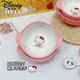 迪士尼（Disney）HelloKitty凯蒂猫双耳碗釉下彩陶瓷餐具套餐可爱饭碗儿童宿舍学生 【KT猫】双耳碗+勺子