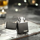 ZIPPO【情人节限定】之宝打火机套装正版黑冰双面唐草精雕礼物送礼男 侧雕唐草商标（单机）(DY9902ZB) 均码