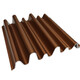 XMSJ aluminum wavy board aluminum alloy Great Wall board aluminum veneer corrugated door head concave and convex wall panel aluminum plate metal semicircle BH-1047 semicircle