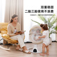 AOTGSSE爱蒂逊婴儿摇摇椅哄娃神器婴儿电动摇椅宝宝摇篮新生儿见面礼 象牙白【婴儿哄睡摇摇床礼盒装】