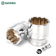 Shida Tools Big Fly Ratchet Wrench 12 Corner Sheve Head 12 Interface Sleve Basing Head 13601 13611 / 20mm