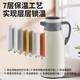 Insulated kettle household large capacity insulated kettle hot water kettle thermos water bottle dormitory thermos tea bottle cup thermos off-white 1.9L digital display model
