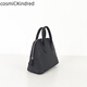 Cosmickindred Top Saper Bolso de piel de vaca Conmovedor Bolso de cuero versátil Bolso de cuero un hombro Bolsa de carcasa de cuerpo Mujer Elefante Gris