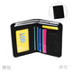 Yayue masculina billetera retro negocio múltiples cartas PU breve para hombres prácticas puede almacenar el regalo del día del padre 211 triple pliegue café