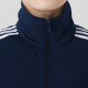 阿迪达斯 （adidas）三叶草外套男2025年春季户外训练针织翻领夹克休闲运动服IR9893 IR9893/深靛蓝/店长推荐 2XL