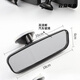 Enclosed tricycle four-wheeler indoor rearview mirror van car suction cup rearview mirror reversing auxiliary indoor mirror HD suction cup rearview mirror 1